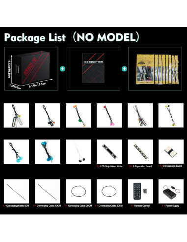 Kit de Iluminación LED LocoLee para LEGO 10351 Sherlock Holmes