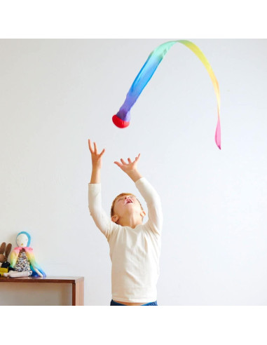 Cola de Cielo Seda Arcoíris Sedas de Sarah 89 cm Juguete Seguro