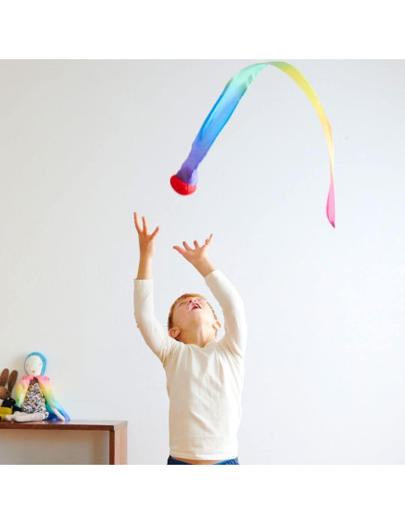 Cola de Cielo Seda Arcoíris Sedas de Sarah 89 cm Juguete Seguro