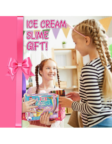 Kit de Slime de Helado FUNKIDZ 1040 ML para Niñas 6-12 Años