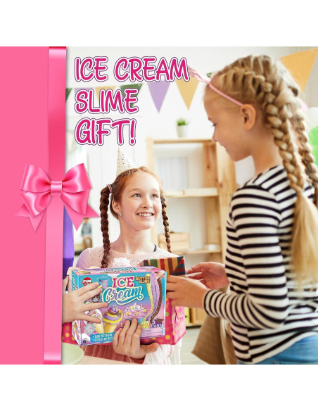 Kit de Slime de Helado FUNKIDZ 1040 ML para Niñas 6-12 Años