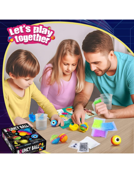 Kit de Pelotas Rebotadoras Byncceh - 5 Colores y Moldes