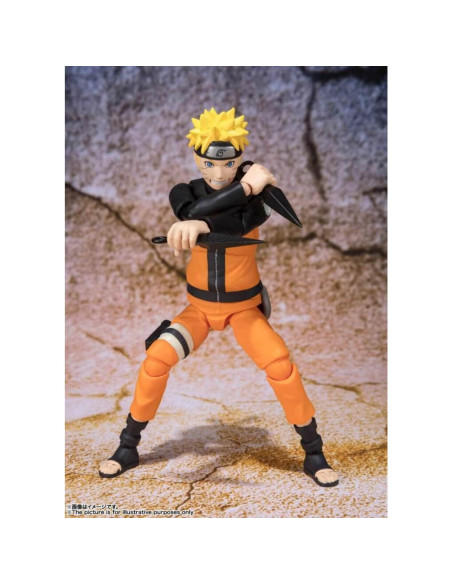 Figura de Acción S.H.Figuarts Naruto Uzumaki 15 cm Bandai