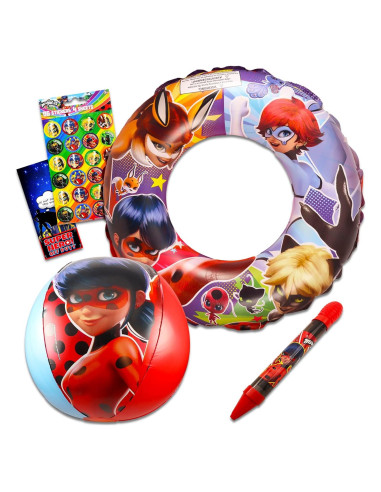 Conjunto de Juguetes de Piscina Miraculous Ladybug - 5 Piezas