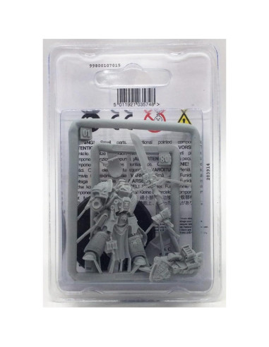 Miniatura Warhammer 40k Caballero Capitán Caballero Gris