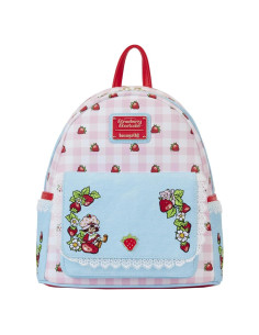 Mochila Loungefly Mini Pastel de Fresa 22.86x26.67cm