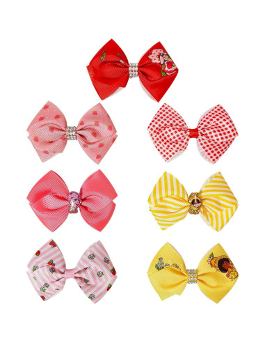 Lazos para el cabello Luv Her - 7 piezas Strawberry Shortcake