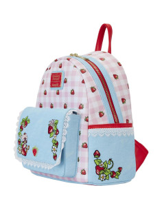 Mochila Loungefly Mini Pastel de Fresa 22.86x26.67cm 2