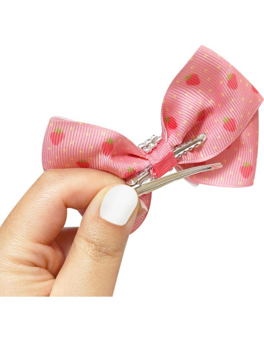 Lazos para el cabello Luv Her - 7 piezas Strawberry Shortcake