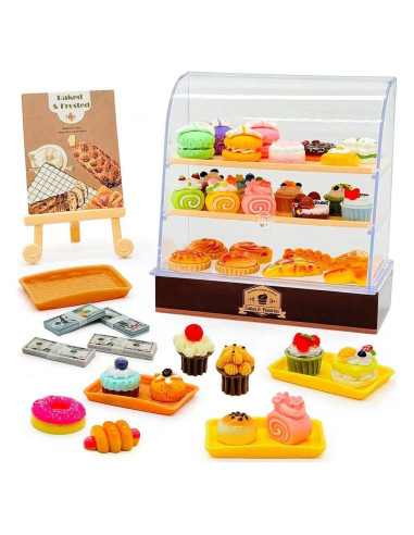 Mini Juguetes de Comida con Caja de Exhibición Taken All