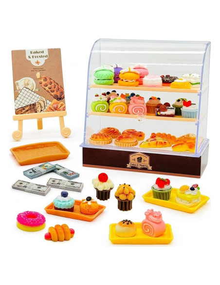 Mini Juguetes de Comida con Caja de Exhibición Taken All