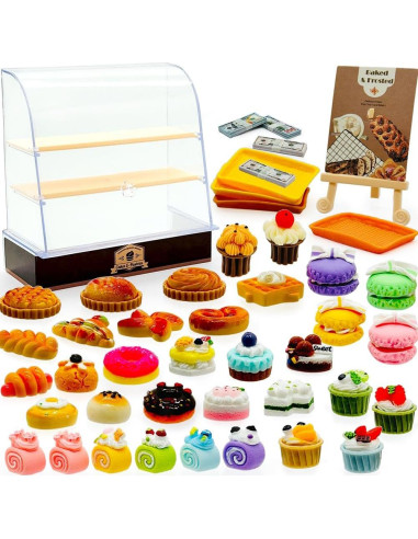 Mini Juguetes de Comida con Caja de Exhibición Taken All