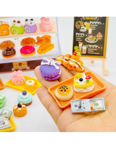 Mini Juguetes de Comida con Caja de Exhibición Taken All