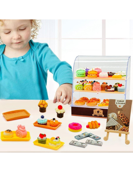 Mini Juguetes de Comida con Caja de Exhibición Taken All