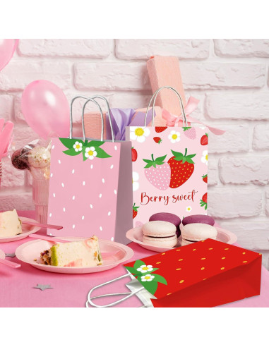 Bolsas de Papel de Fresa Dydamud - Paquete de 12 Unidades