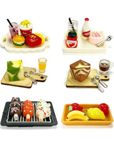 Juego de Comida de Juguete HUADELAIMA 200 Piezas Miniatura 2