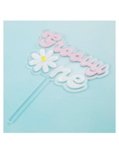 Topper de Pastel Groovy Daisy 14x17.3cm Lintran