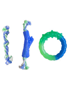 Juguetes de Masticación Dental Orka Puppy Outward Hound - 3 Piezas