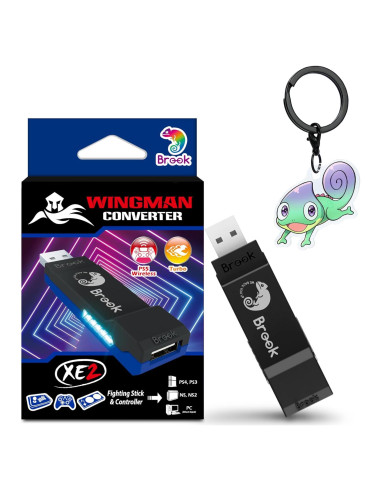 Adaptador Inalámbrico Brook Wingman XE2 - Convertidor 2-en-1 PS4, PS5, Xbox, Switch