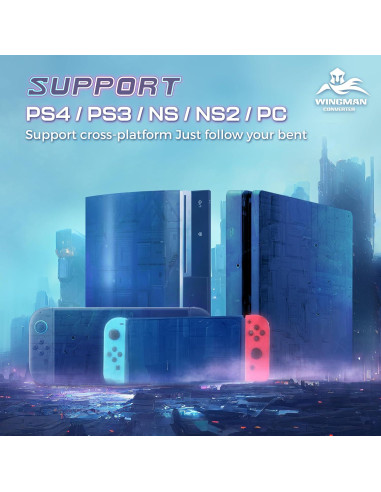 Adaptador Inalámbrico Brook Wingman XE2 - Convertidor 2-en-1 PS4, PS5, Xbox, Switch