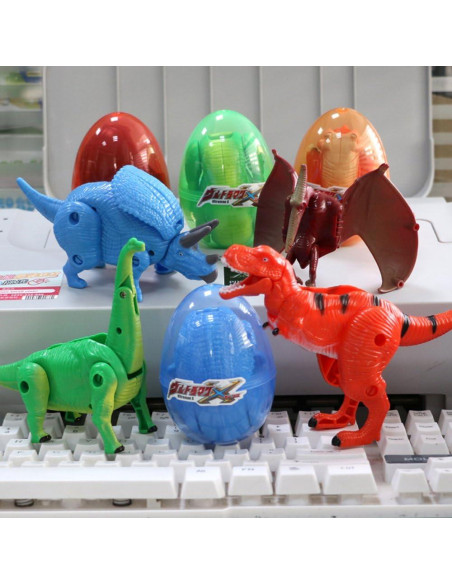 Paquete de 4 Huevos de Dinosaurio que Nacen - Juguete Educativo