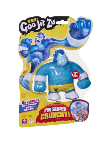 Figura de Acción Gorila Crujiente Silverback Goo Jit Zu 13 cm