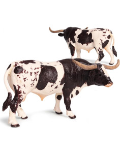 Figura de Vaca Longhorn EOIVSH 16 cm Juguete Educativo 2