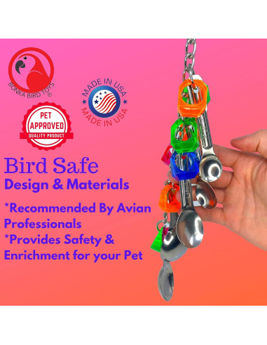 Juguete para Aves Bonka Bird Toys 1969 Cuchara Delicia Mediana