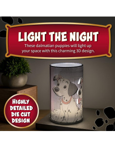 Lámpara de Escritorio Paladone 101 Dálmatas LED Multicolor 2