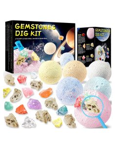 Kit de Excavación de Gemas Hiawbon - 30 Piezas Espacial