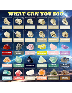 Kit de Excavación de Gemas Hiawbon - 30 Piezas Espacial 2