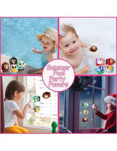 12 Juguetes Antiestrés de Succión de Animales KissFree