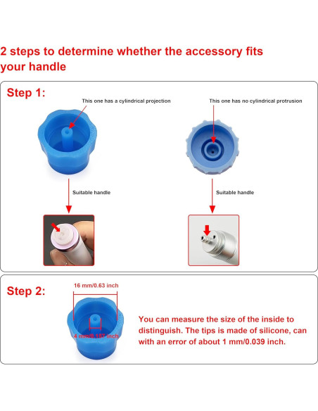 Consejos de Hidro Dermabrasión de Silicona Elitzia 3 Piezas
