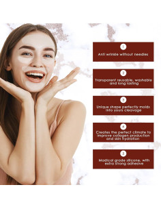 Juego de parches antiarrugas Klara Faire - 10 parches reutilizables 2