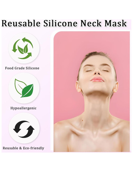 Paquete de 3 Parches Reafirmantes para Cuello PKRFCJ - Silicona Hidratante