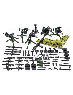 106 Piezas Juguete Militar BloxBrix - Soldados y Armas