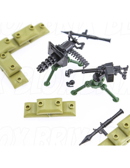 106 Piezas Juguete Militar BloxBrix - Soldados y Armas