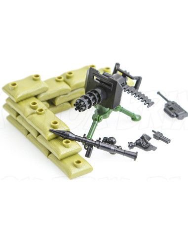 106 Piezas Juguete Militar BloxBrix - Soldados y Armas