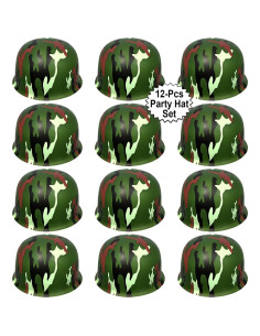 Casco de Ejército Anapoliz para Niños - 12 Piezas Camuflaje 2