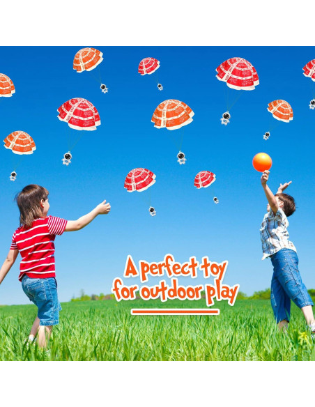 Jerify 48 Mini Paracaidistas Astronautas Juguete Volador