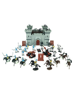 Kit de Construcción Castillo Medieval TYCBOY con Figuras