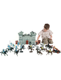 Kit de Construcción Castillo Medieval TYCBOY con Figuras 2