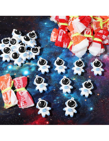 Jerify 48 Mini Paracaidistas Astronautas Juguete Volador