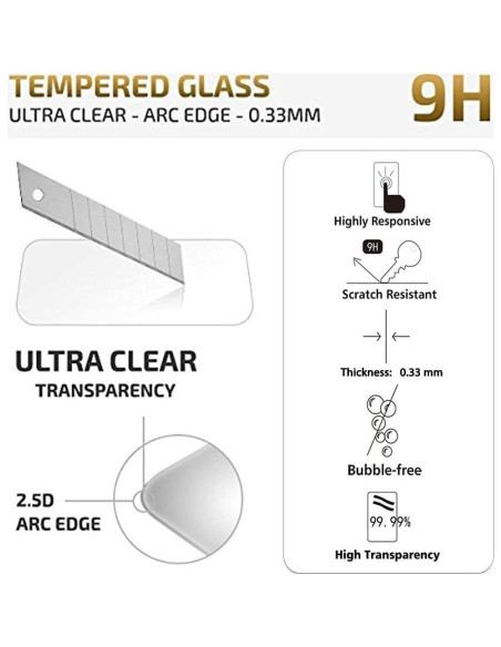 Protector de Pantalla Vidrio Templado NEW'C para Samsung Galaxy S20 FE