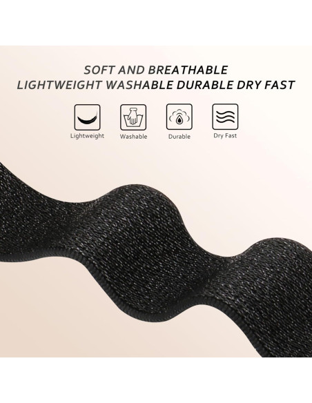 Paquete de 3 bandas elásticas de nylon 22mm para reloj Woneligo