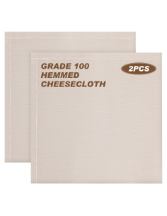 Paquete de 2 Paños de Queso Reutilizables YJWZWE 50.8x50.8cm