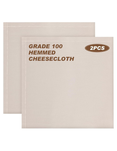 Paquete de 2 Paños de Queso Reutilizables YJWZWE 50.8x50.8cm