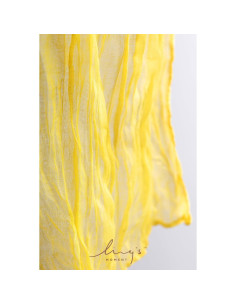 Servilletas de Tela Reutilizables Ling's Moment - 48.26 cm - Amarillo Crema (Juego de 10) 2