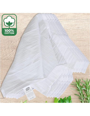 Toallas de Cocina 100% Algodón Ofertas Excelentes - Paquete de 12, 71x71 cm