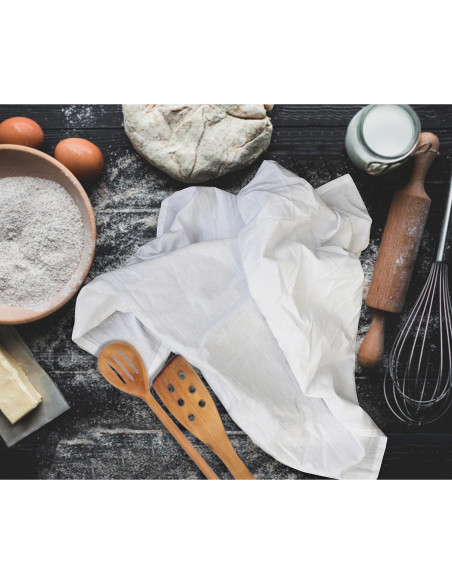 Toallas de Cocina 100% Algodón Ofertas Excelentes - Paquete de 12, 71x71 cm